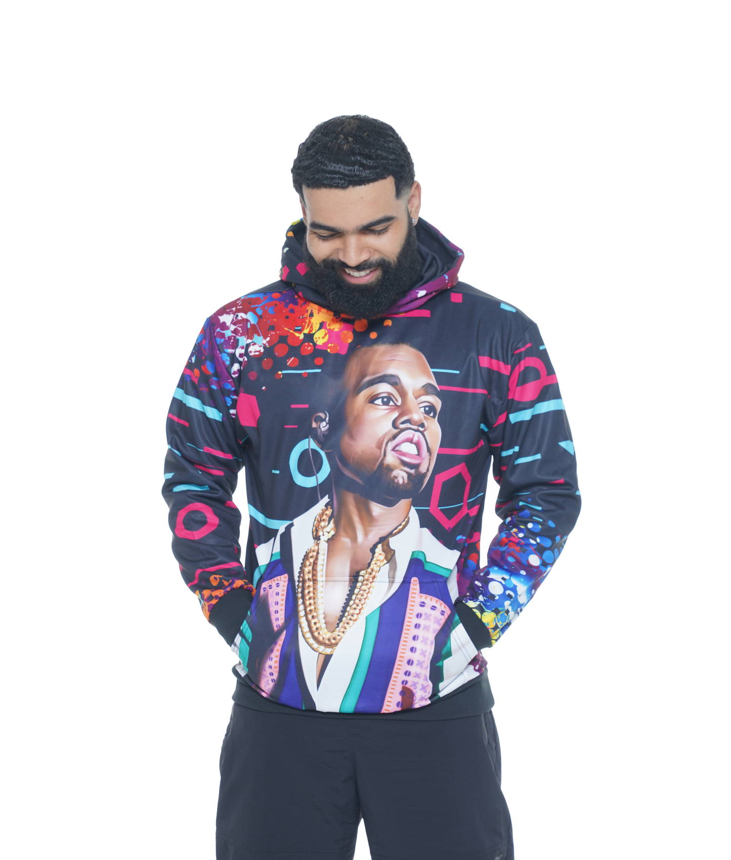 Unisex Hip Hop Caricature Hoodie (HH013)