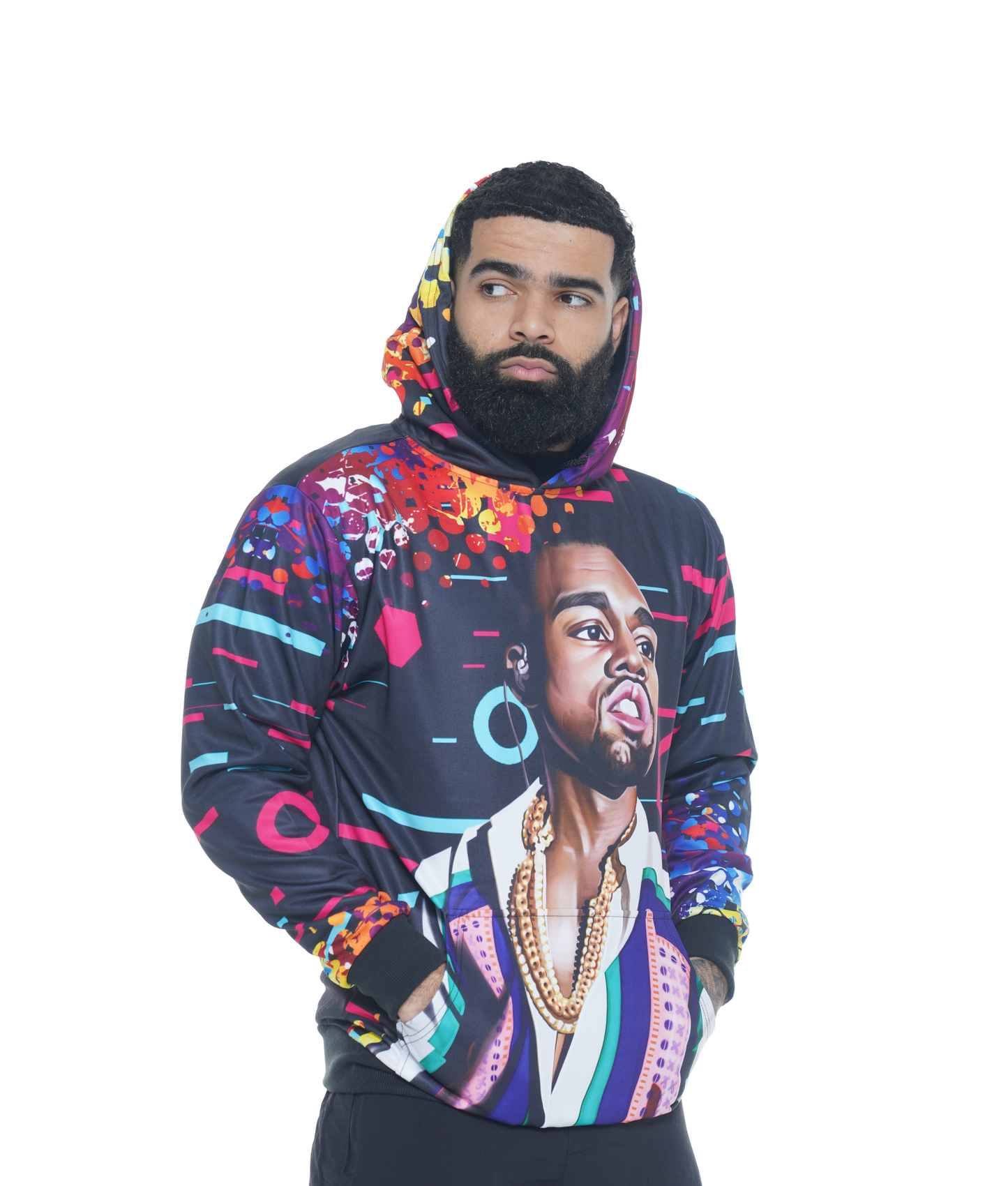 Unisex Hip Hop Caricature Hoodie (HH013)