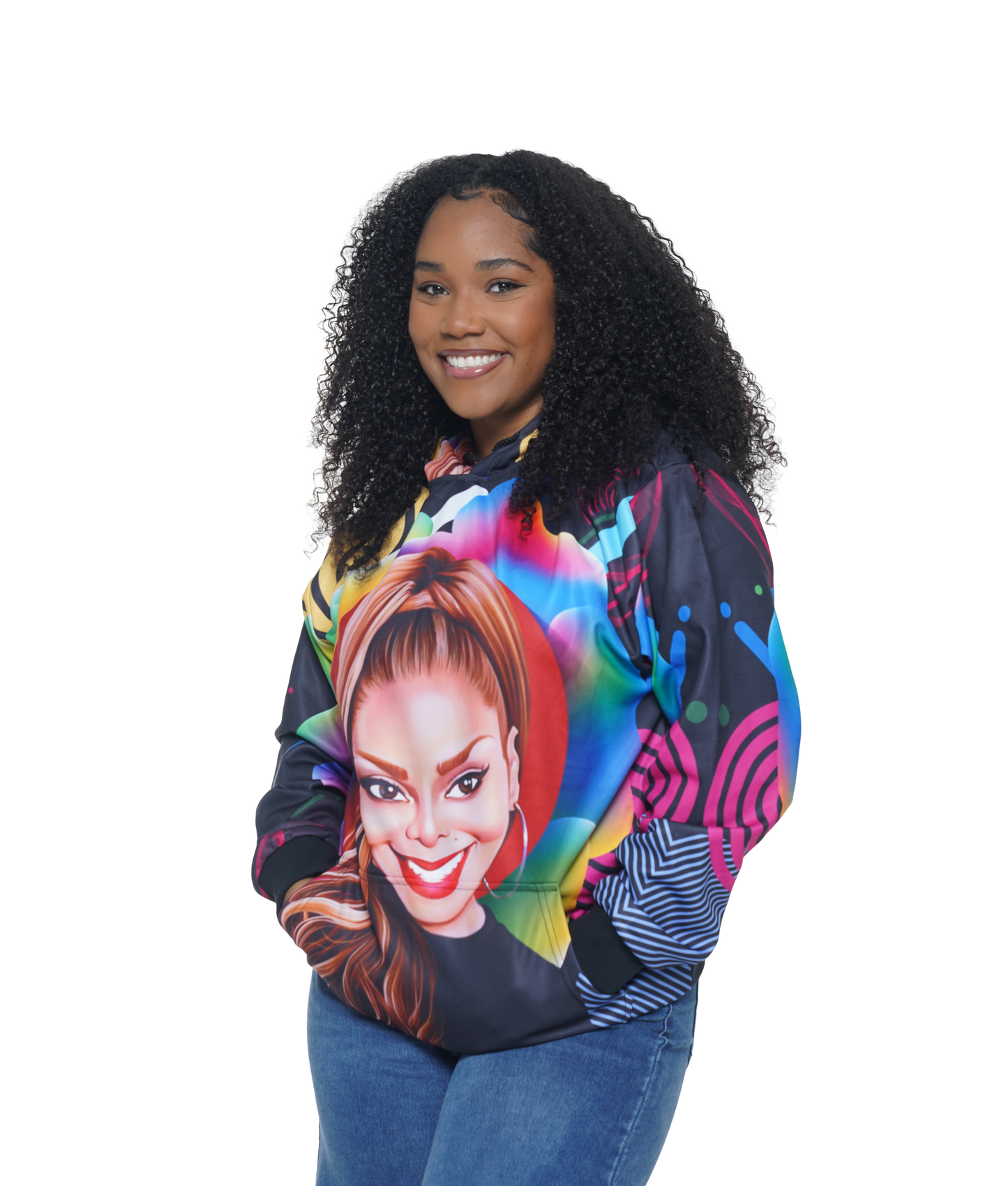 Unisex Hip Hop Caricature Hoodie (HH017)