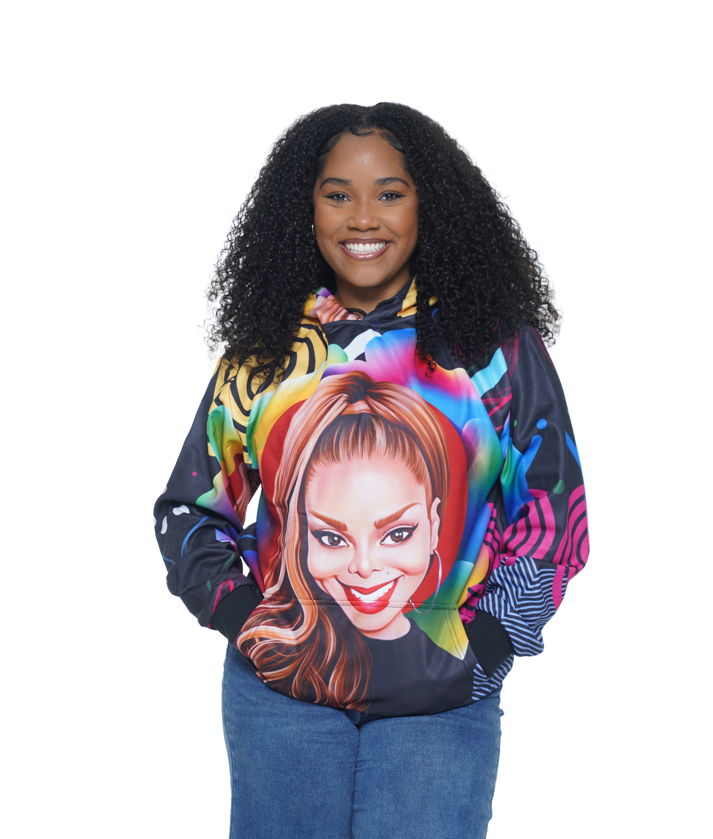 Unisex Hip Hop Caricature Hoodie (HH017)