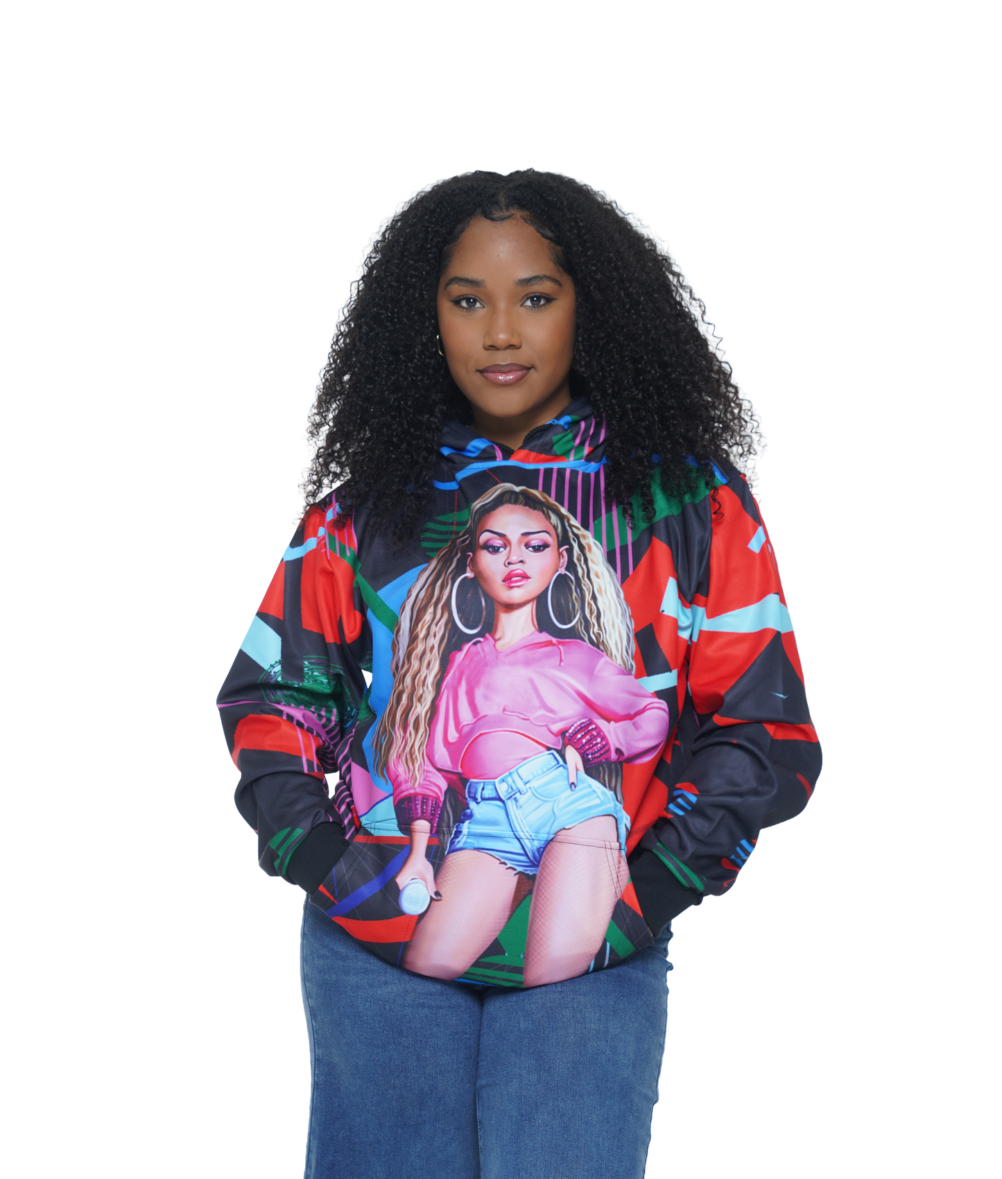 Unisex Hip Hop Caricature Hoodie (HH018)