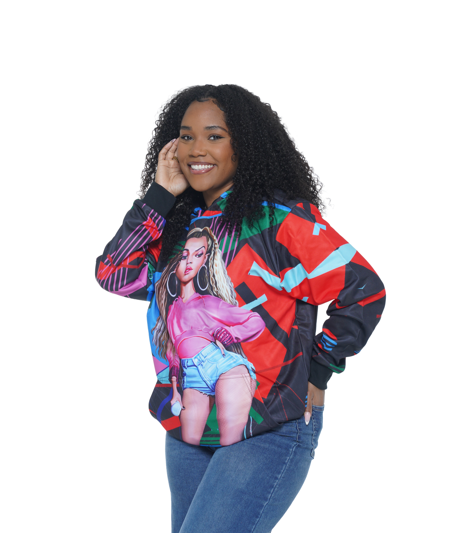Unisex Hip Hop Caricature Hoodie (HH018)