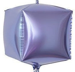 22" Purple Square Shaped Foil Balloon