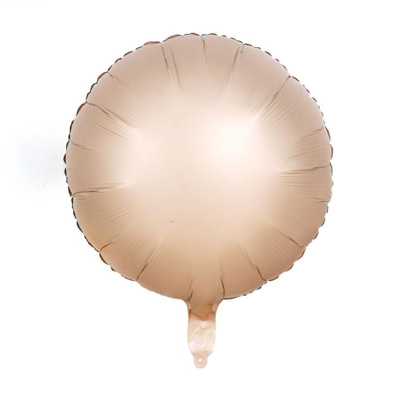 18" Caramel Round Foil Balloons