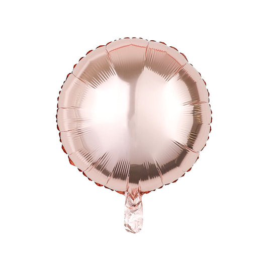 18" Rose Gold Round Foil Balloons