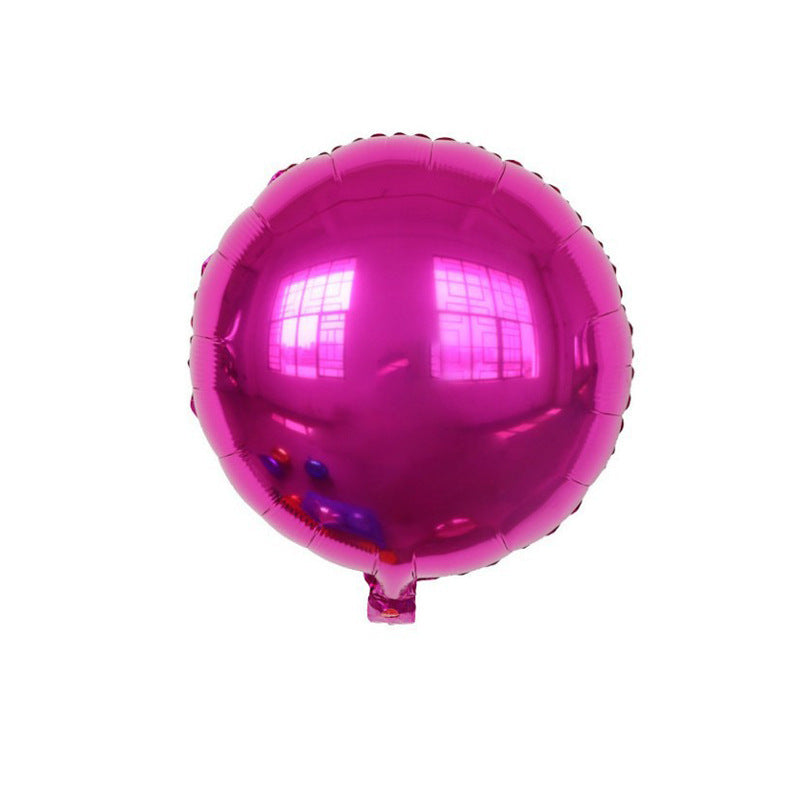 18" Rose Red Round Foil Balloons