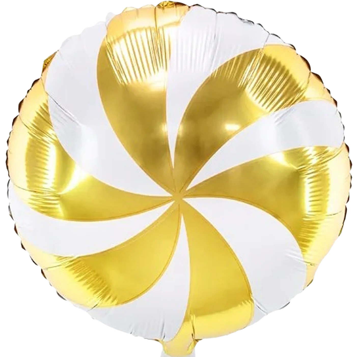 18" Gold Windmill Foil Balloon image 0