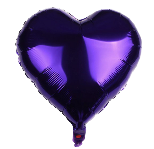 18" Deep Purple Foil Balloons image 0