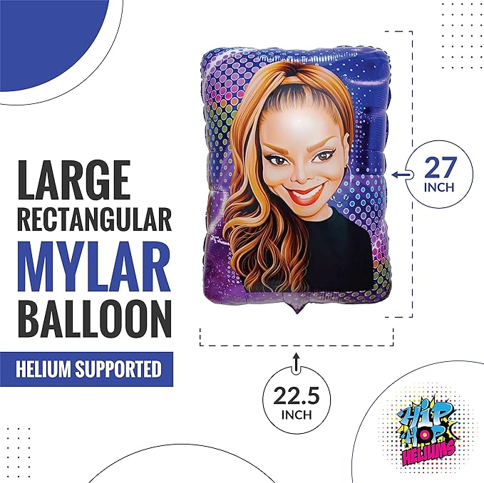 27" Janet Mylar Foil Balloons for Every Occasion image 3