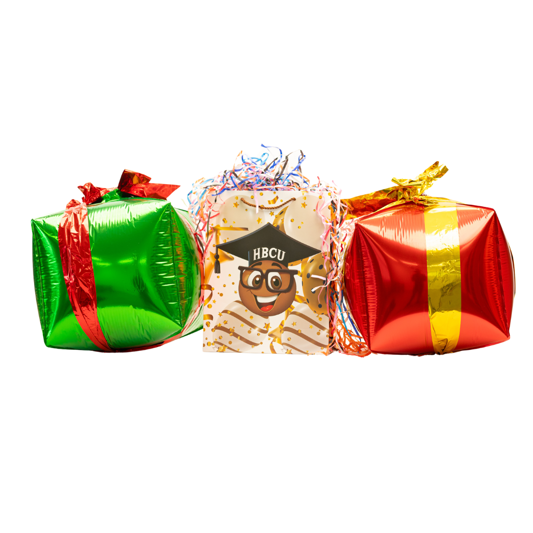 Gift Bag Durable & Colorful with Handle - HBCU Male Grad with Hat image 0