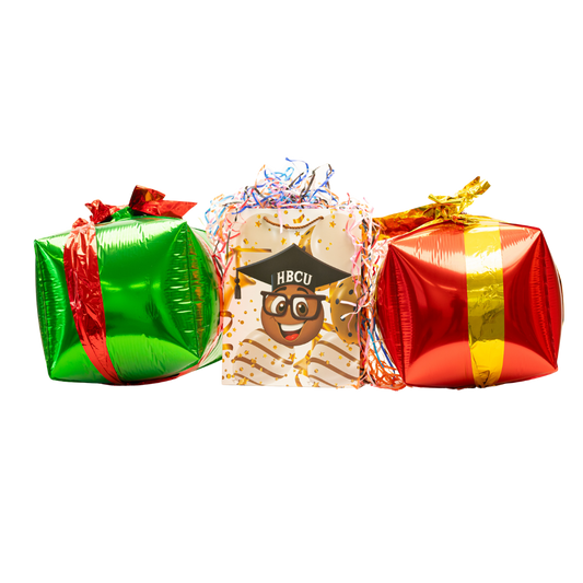 Gift Bag Durable & Colorful with Handle - HBCU Male Grad with Hat image 0