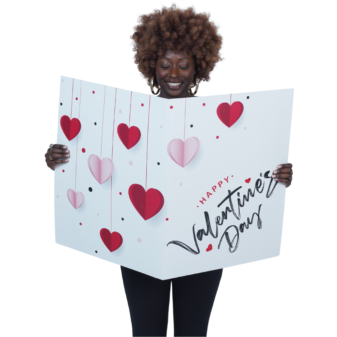 HAPPY V-DAY 24x36" JUMBO CARD image 0