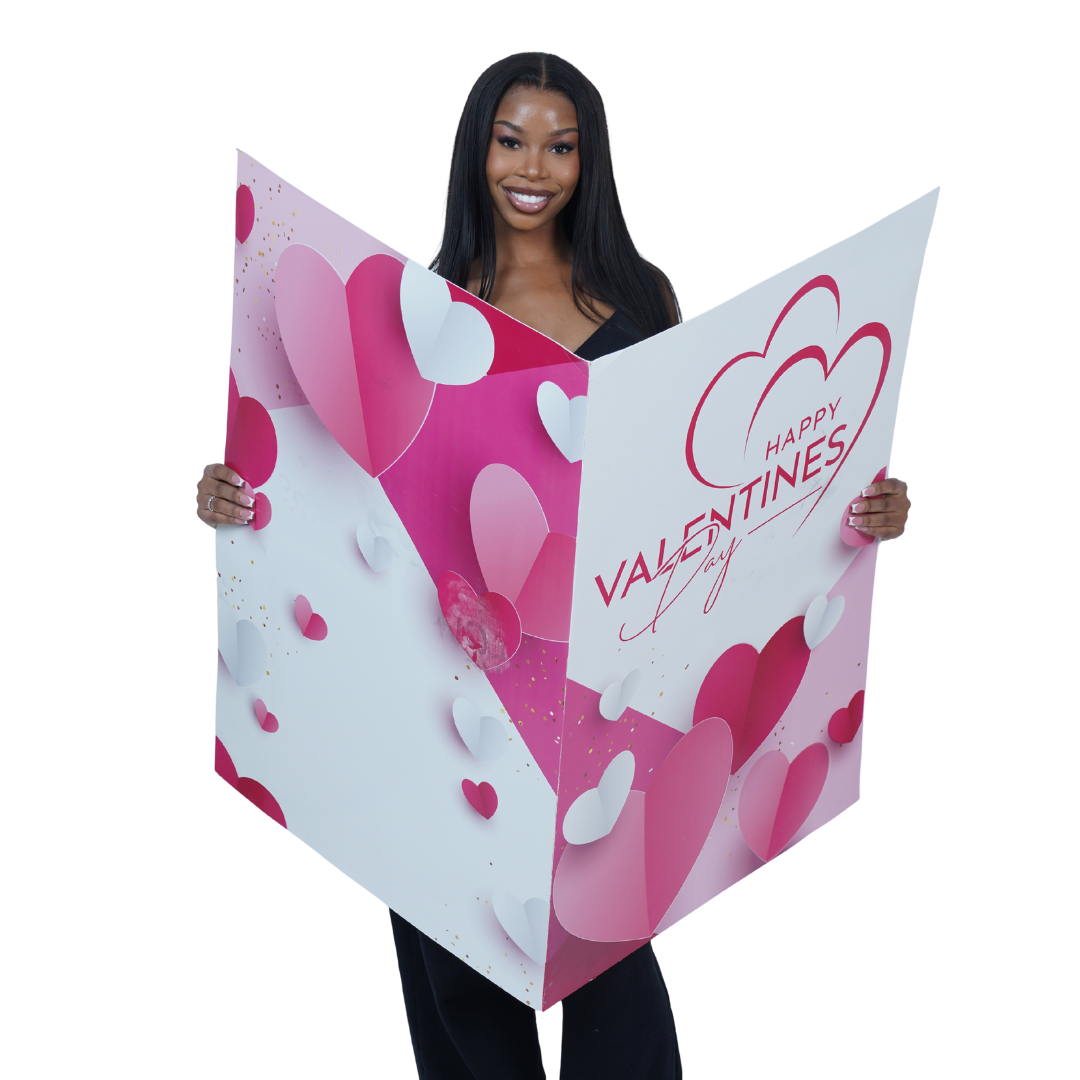 HAPPY VALENTINES DAY 36x48" JUMBO CARD image 0