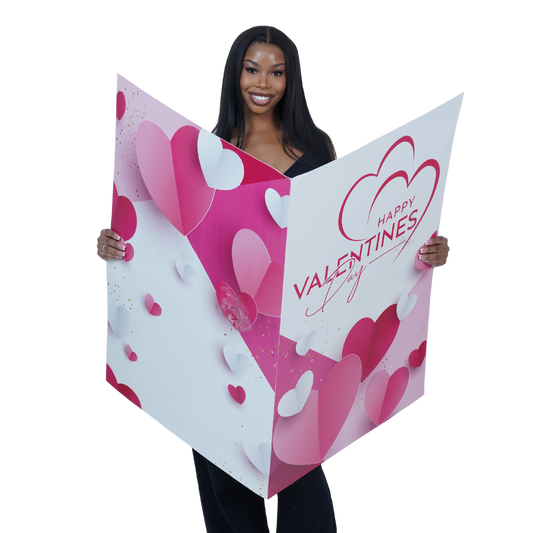HAPPY VALENTINES DAY 36x48" JUMBO CARD image 0