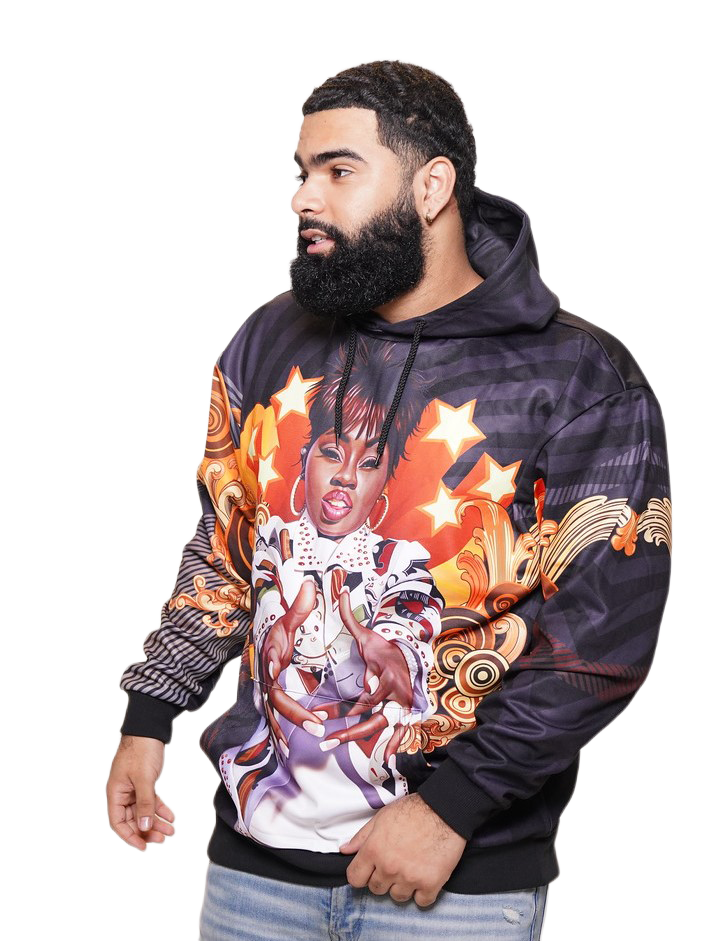 Unisex Hip Hop Caricature Hoodie (HH015) image 1