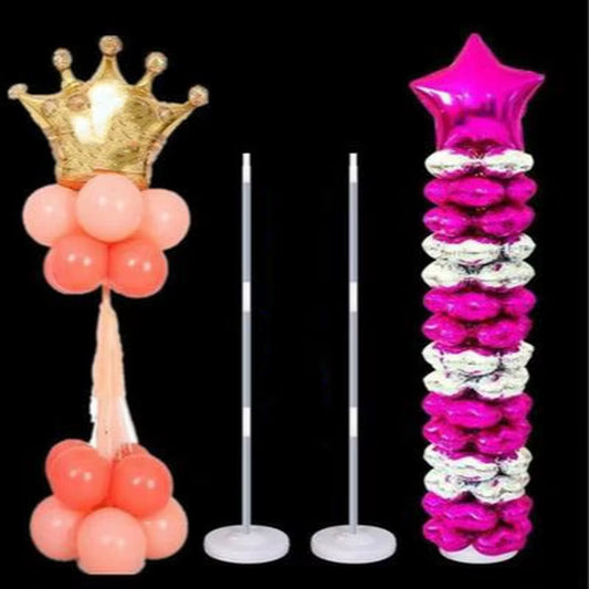 1PC 130Cm Clear Balloon Column Stand Arch Balloons Holder for Graduation Decoration Wedding Birthday Baby Shower Party Supplies
