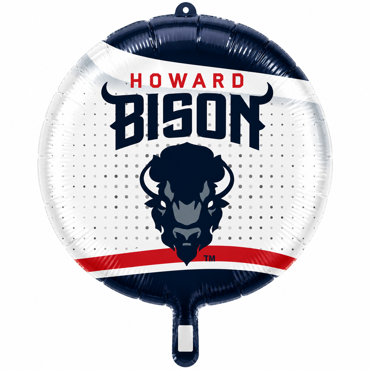 18" Howard University Bison Round Foil Balloon 2
